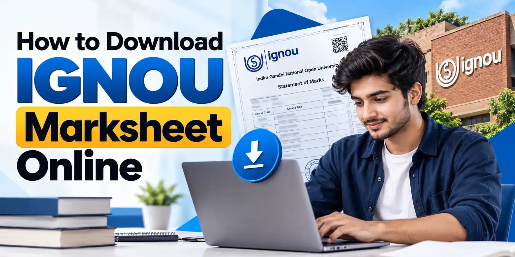 How to download IGNOU marksheet online